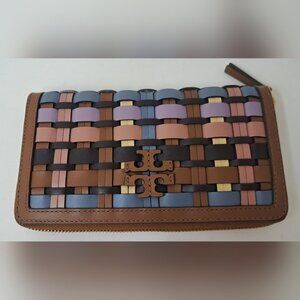 Tory Burch Multicolor Woven Wallet
